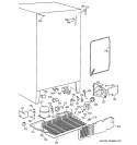 UNIT PARTS Diagram and Parts List for TFJ22PRBGWW  General Electric Refrigerator