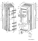 Part Location Diagram of WR04X10046 GE LENS NAMEPLATE