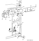 FRESH FOOD SECTION Diagram and Parts List for TFG25PABGWW  General Electric Refrigerator