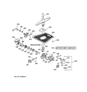 MOTOR - PUMP MECHANISM Diagram and Parts List for GSD5134D01WW  General Electric Dishwasher