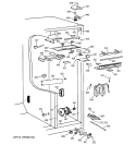 FRESH FOOD SECTION Diagram and Parts List for TPG21JRCGWW  General Electric Refrigerator