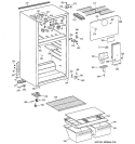 CABINET Diagram and Parts List for CTZ16DACDRWW  Hotpoint Refrigerator