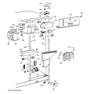 FRESH FOOD SECTION Diagram and Parts List for TFG25PRBEBS  General Electric Refrigerator