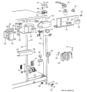 FRESH FOOD SECTION Diagram and Parts List for TFB26PPDABB  General Electric Refrigerator