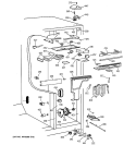 FRESH FOOD SECTION Diagram and Parts List for TPG21KRCEWS  General Electric Refrigerator