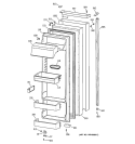 Part Location Diagram of WR17X10480 GE CAP CORNER HINGE FF