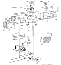 FRESH FOOD SECTION Diagram and Parts List for ZFSB27DAGSS  General Electric Refrigerator