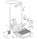 UNIT PARTS Diagram and Parts List for TPG24BRCGBS  General Electric Refrigerator