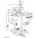 FRESH FOOD SECTION Diagram and Parts List for TPG21KRDAWS  General Electric Refrigerator