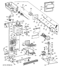 FREEZER SECTION Diagram and Parts List for TFM25PRBGBS  General Electric Refrigerator