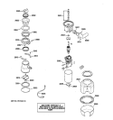 Section Diagram and Parts List for GFC900Z-01  General Electric Food Waste Disposer