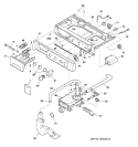 CONTROL PANEL Diagram and Parts List for SH208W0WW  General Electric Washer