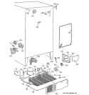 UNIT PARTS Diagram and Parts List for TFX22APDABB  General Electric Refrigerator