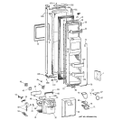 FREEZER DOOR Diagram and Parts List for TPG21KRCEBS  General Electric Refrigerator