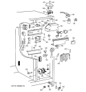 FRESH FOOD SECTION Diagram and Parts List for TFX26CPDACC  General Electric Refrigerator