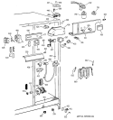 FRESH FOOD SECTION Diagram and Parts List for ERS2026DACC  General Electric Refrigerator
