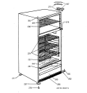CABINET Diagram and Parts List for TDX11SNSARWH  General Electric Refrigerator