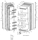 DOORS Diagram and Parts List for MSG20GABKWW  General Electric Refrigerator
