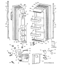 DOORS Diagram and Parts List for MSZ20BWBKWW  General Electric Refrigerator