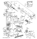 FREEZER SECTION Diagram and Parts List for MSZ20BWBKWW  General Electric Refrigerator