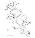 BURNER PARTS Diagram and Parts List for JGBP90MEB1BC  General Electric Range