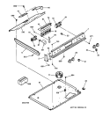 Part Location Diagram of WB61K5101 GE BURNER BOX BOTTOM