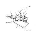 DOOR LOCK Diagram and Parts List for JCSP39BW3BB  General Electric Range