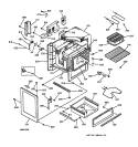 Part Location Diagram of WB56K5021 GE LO Front PANEL Assembly