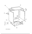 CABINET Diagram and Parts List for NWXR473GV1WW  Hotpoint Dryer