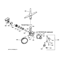 MOTOR - PUMP MECHANISM Diagram and Parts List for GSC3230Z03WW  General Electric Dishwasher
