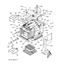 BODY PARTS Diagram and Parts List for JMP31WC1WW  General Electric Range