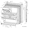 Part Location Diagram of WR12X10365 GE TAIL & BRACKET Assembly
