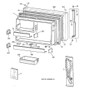 Part Location Diagram of WR12X10367 GE HANDLE Assembly FZ