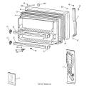 Part Location Diagram of WR12X10147 GE HANDLE PK Assembly WHITE