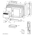 FREEZER DOOR Diagram and Parts List for TBX25PRBSRCC  General Electric Refrigerator