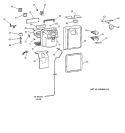 DISPENSER Diagram and Parts List for TBX25PRBSRCC  General Electric Refrigerator