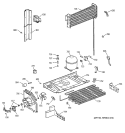 UNIT PARTS Diagram and Parts List for TBX25PABRRCC  General Electric Refrigerator