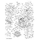 Part Location Diagram of WB07T10015 GE TOP TRIM-BLK