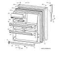 Part Location Diagram of WR02X10462 GE PLUG BUTTON FOAM BISQUE