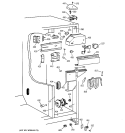 FRESH FOOD SECTION Diagram and Parts List for TFX25NRDAWW  General Electric Refrigerator