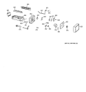 ICEMAKER WR30X0327 Diagram and Parts List for TFX25NRDAWW  General Electric Refrigerator