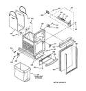 CONTAINER PARTS Diagram and Parts List for GCG1520Z1BB  General Electric Trash Compactor