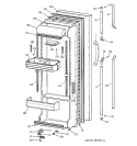 FRESH FOOD DOOR Diagram and Parts List for TFHA24RRAAD  General Electric Refrigerator