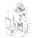 Part Location Diagram of WD09X10016 GE HANDLE WHITE