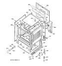 BODY PARTS Diagram and Parts List for JBS23BC1AD  General Electric Range