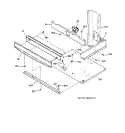 CENTER SPACER Diagram and Parts List for JT950CA3CC  General Electric Wall Oven
