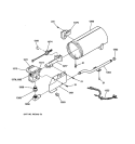 BURNER Diagram and Parts List for DBL333GA0WW  General Electric Dryer