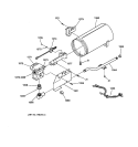 BURNER Diagram and Parts List for DSXH43GV2WW  General Electric Dryer