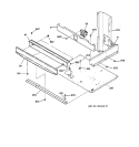 CENTER SPACER Diagram and Parts List for JT950SA3SS  General Electric Wall Oven