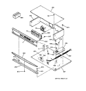 Part Location Diagram of WB36T10452 GE PANEL CNTL Assembly (MON-BLK)
